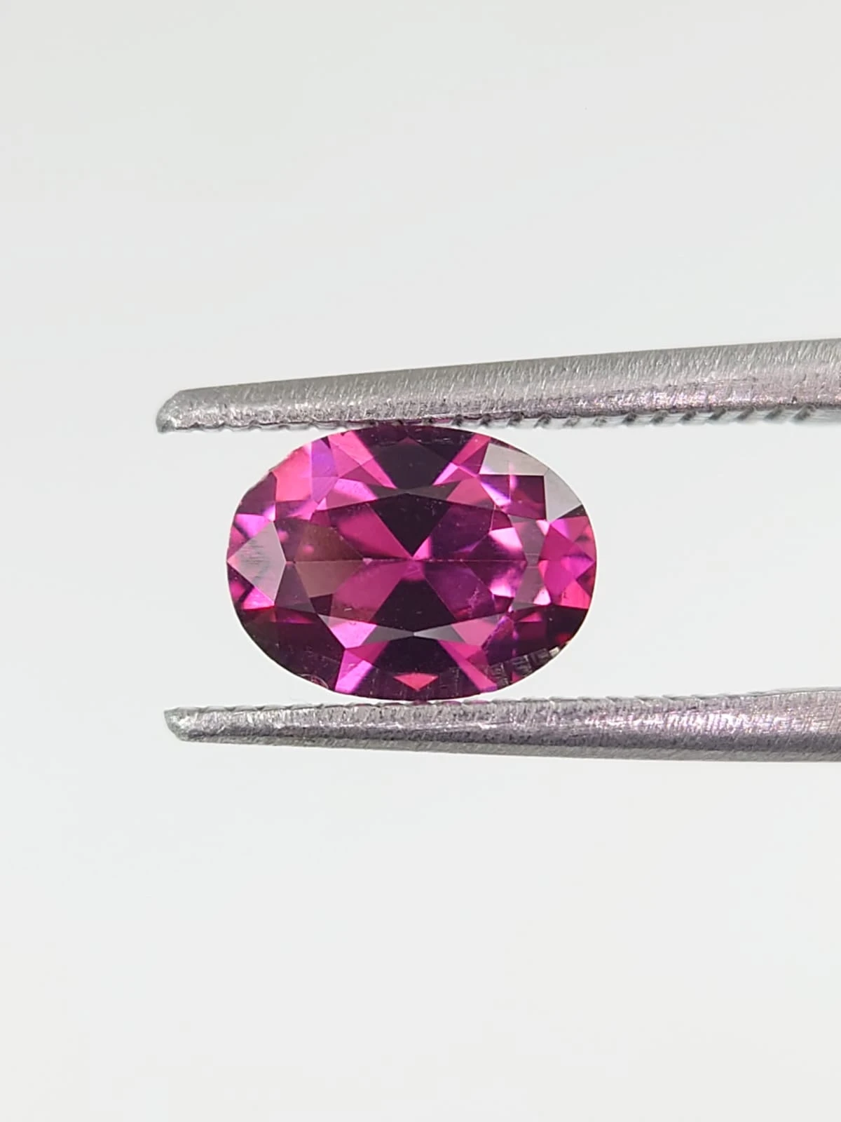 1.46ct Natural Malaya Garnet Oval Cur From Tanzania — view 3